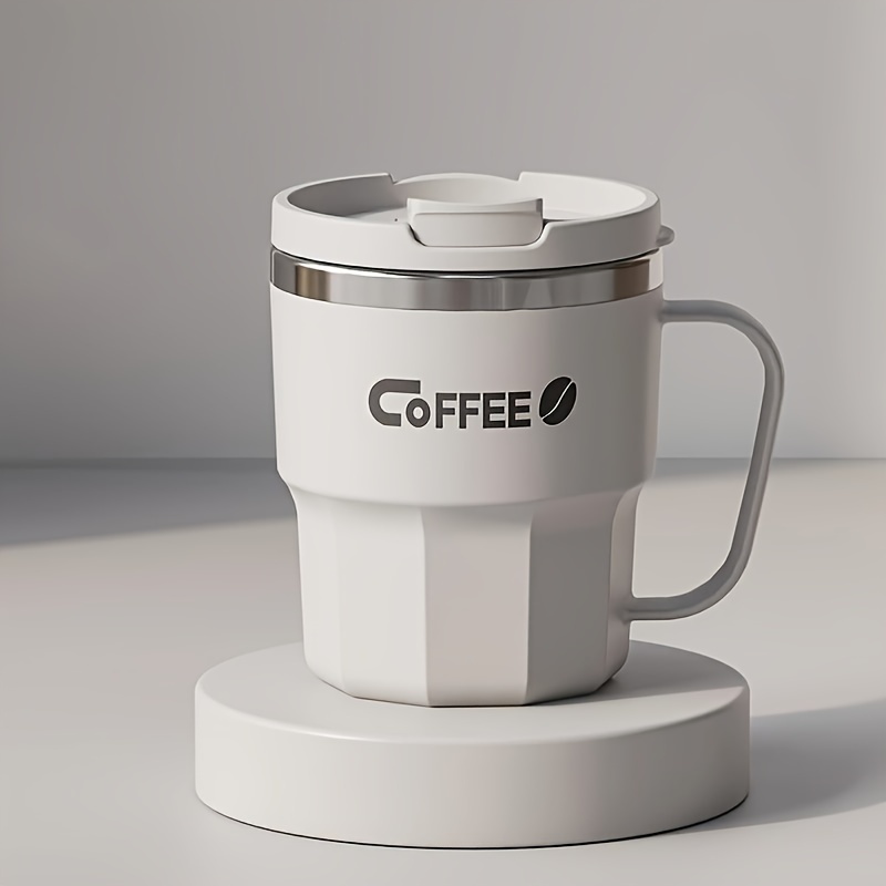 Double Insulated Stainless Coffee Mug with Lid - Reusable Cup, & Color Options, Dishwasher Travel-Friendly for Coffee & Tea - Perfect Gift for Holidays, Office, Camping (Ideal for hot - Image 2