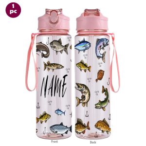 1pc of a 26Oz (760Ml) Personalized Sports Water Bottle with a Straw, Perfect for Gym Workouts And Outdoor Activities. an Ideal Summer Gift for Loved Ones, It'S Also a Great Option for Outdoor Sports Fans, Featuring a Fish Pattern Design - Image 14