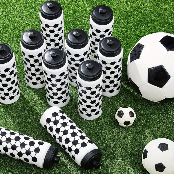 1pc Lightweight Hexagonal Pattern Sports Water Bottle - Durable Plastic with Easy-Pull Lid, Ideal for Students, Perfect for School Sports & Outdoor Activities