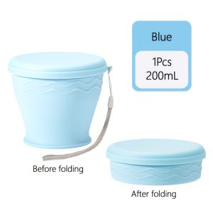 1pc Portable Foldable Water Bridge Outdoor Camping Travel Mug, 6.76oz Compression Cup for Tea and Coffee - Image 5