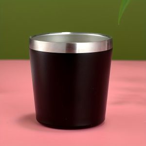 1pc, 8 Ounces, 260Ml, Mini Insulated Milk Cup, Small Capacity Red Wine Glass, Coffee Cup, Double-Layer Stainless Steel Vacuum Insulated Cup, Ice Cup, Compact And Convenient, with Lid, Suitable for Coffee, Red Wine, Tea - Image 5