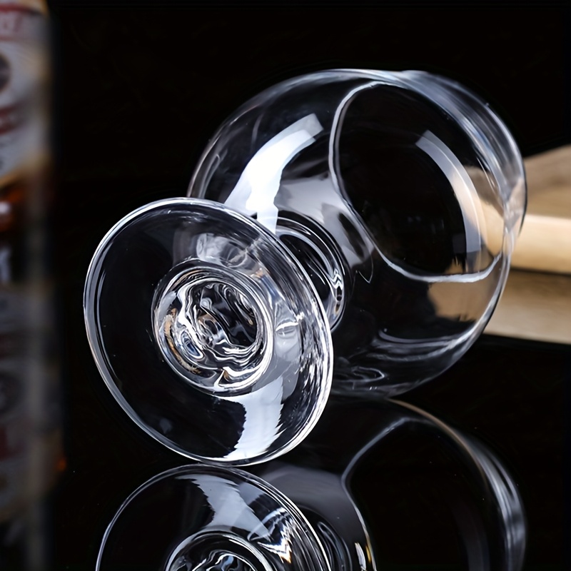 1pc, European Style Wine Glass Glass Liquor Cup Large Belly Whiskey Cup Stemmed Red Wine Glass Brandy Cup Glass - Image 4