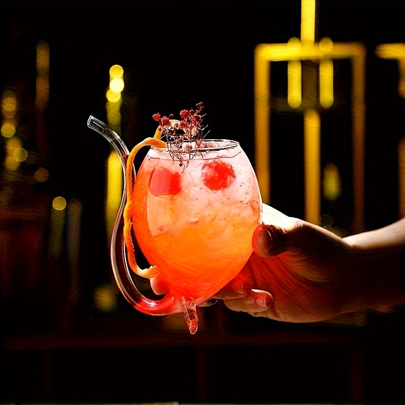 Wine Glass, Cocktail Glass, Decanter Cup, Mug with Built-In Straw, Cocktail, Wine, Champagne, Home Bar, Party, Club, Glassware, Outdoor Camping - Image 8