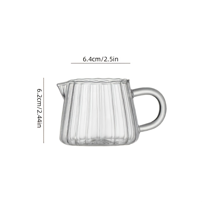 1pc/2pcs Ribbed Glass Tumblers, Glass Coffee Cups, Heat-Resistant Drinkware Vintage Smoothie Cups Transparent Glass Wine Ice Beer Cups, Beverage Glasses, Kitchen Glassware, Smoothie Cups, Easy Design, Reusable Glassware, Bar Additions - Image 1