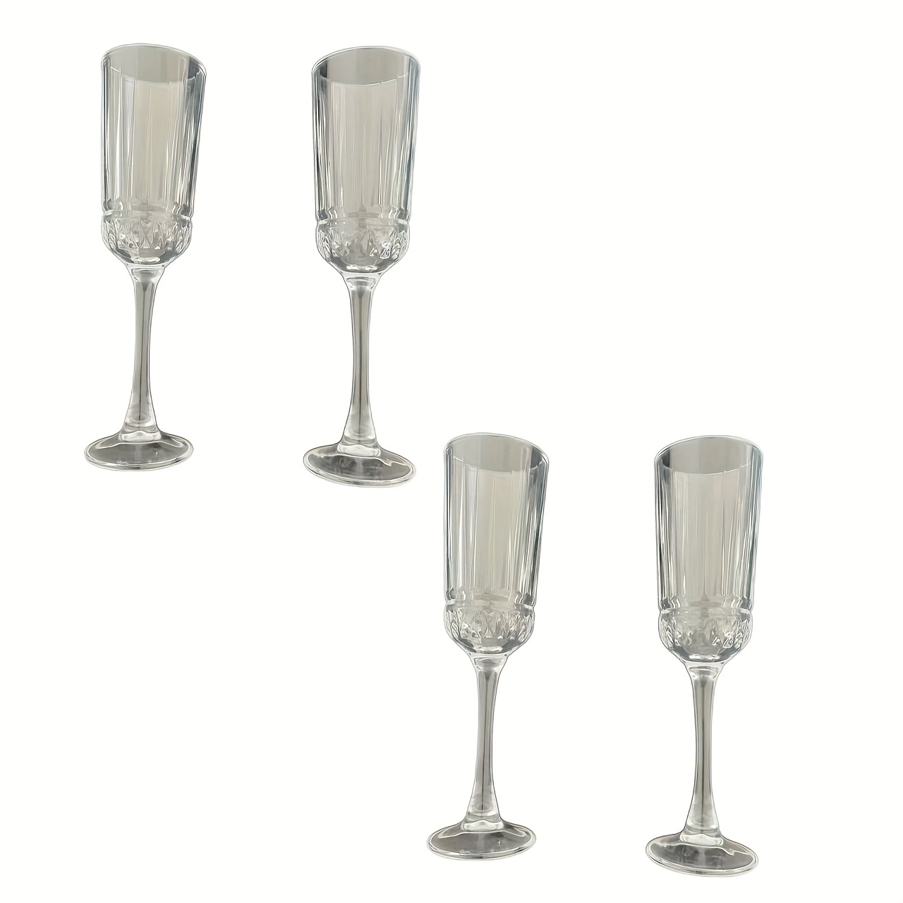 4pcs Set of Tall Glass Cups, Holiday Gift, Wine Glass Set, High-quality Crystal Clear Glass, Exquisite Gift Packaging, Red and White Wine Glassware - Image 5