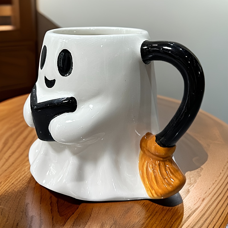 1pc Halloween Mug, Halloween Gift, Halloween Coffee Cup, Ceramic Cup, Water Cup, Mug, Festive Gift, Breakfast Cup - Image 4