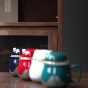 Ceramic Cat Cup with Portable Bag - Reusable, Insulated, Floral Design, Machine Washable, Ideal for Travel, Perfect for Home or Office Use, Ceramic Cup with Lid, | Floral Design Cup | Ceramic Cup - Image 14
