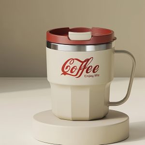 Double Insulated Stainless Coffee Mug with Lid - Reusable Cup, & Color Options, Dishwasher Travel-Friendly for Coffee & Tea - Perfect Gift for Holidays, Office, Camping (Ideal for hot - Image 7