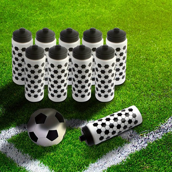1pc Lightweight Hexagonal Pattern Sports Water Bottle - Durable Plastic with Easy-Pull Lid, Ideal for Students, Perfect for School Sports & Outdoor Activities