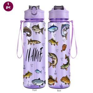 1pc of a 26Oz (760Ml) Personalized Sports Water Bottle with a Straw, Perfect for Gym Workouts And Outdoor Activities. an Ideal Summer Gift for Loved Ones, It'S Also a Great Option for Outdoor Sports Fans, Featuring a Fish Pattern Design - Image 13