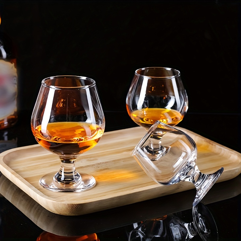 1pc, European Style Wine Glass Glass Liquor Cup Large Belly Whiskey Cup Stemmed Red Wine Glass Brandy Cup Glass - Image 8
