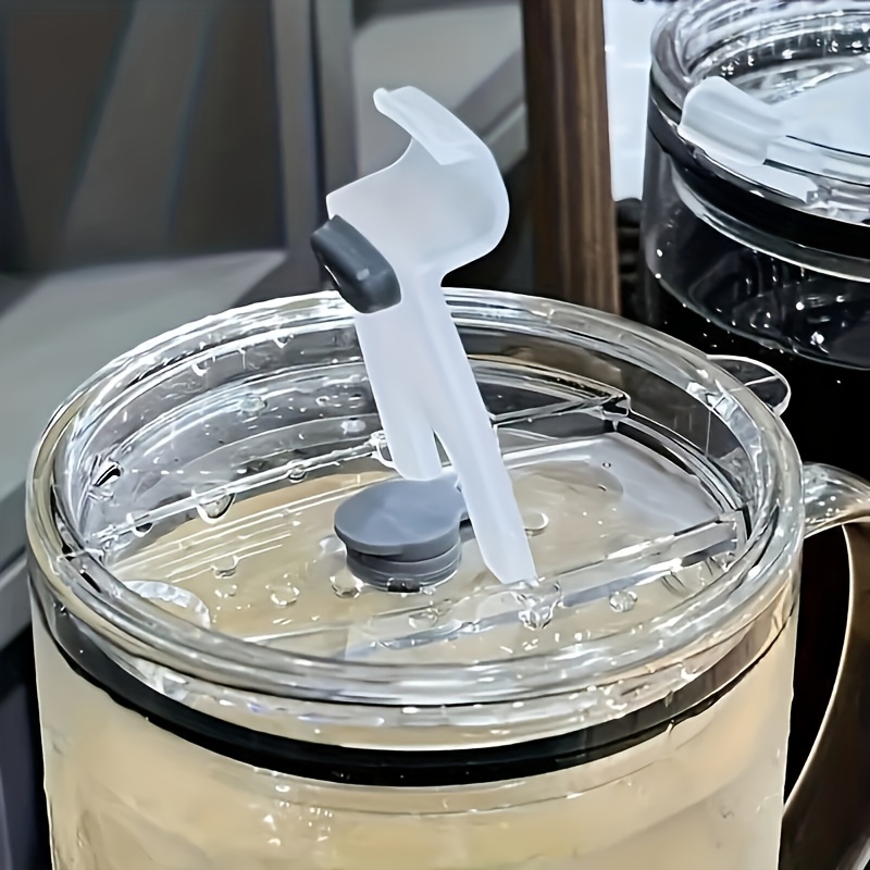Straw Glass Drinking Cup with Lid Ladies Birthday Gift Gift Fashion Things Coffee Lover Gift Creative Bridesmaid Wedding Gift Glass Tumbler Cup Her Gift with Straw, Large Capacity, Cute - Image 9