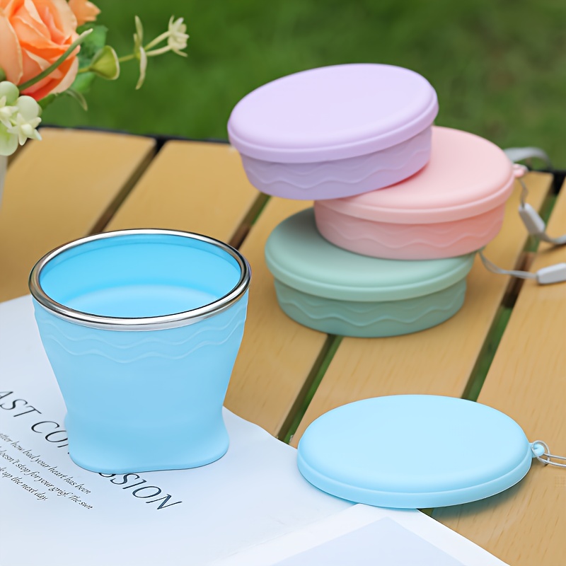 1pc Portable Foldable Water Bridge Outdoor Camping Travel Mug, 6.76oz Compression Cup for Tea and Coffee - Image 11