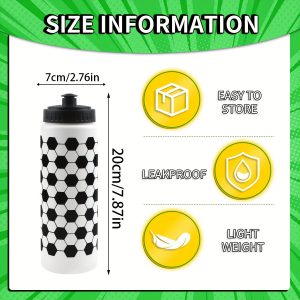 1pc Lightweight Hexagonal Pattern Sports Water Bottle - Durable Plastic with Easy-Pull Lid, Ideal for Students, Perfect for School Sports & Outdoor Activities - Image 6