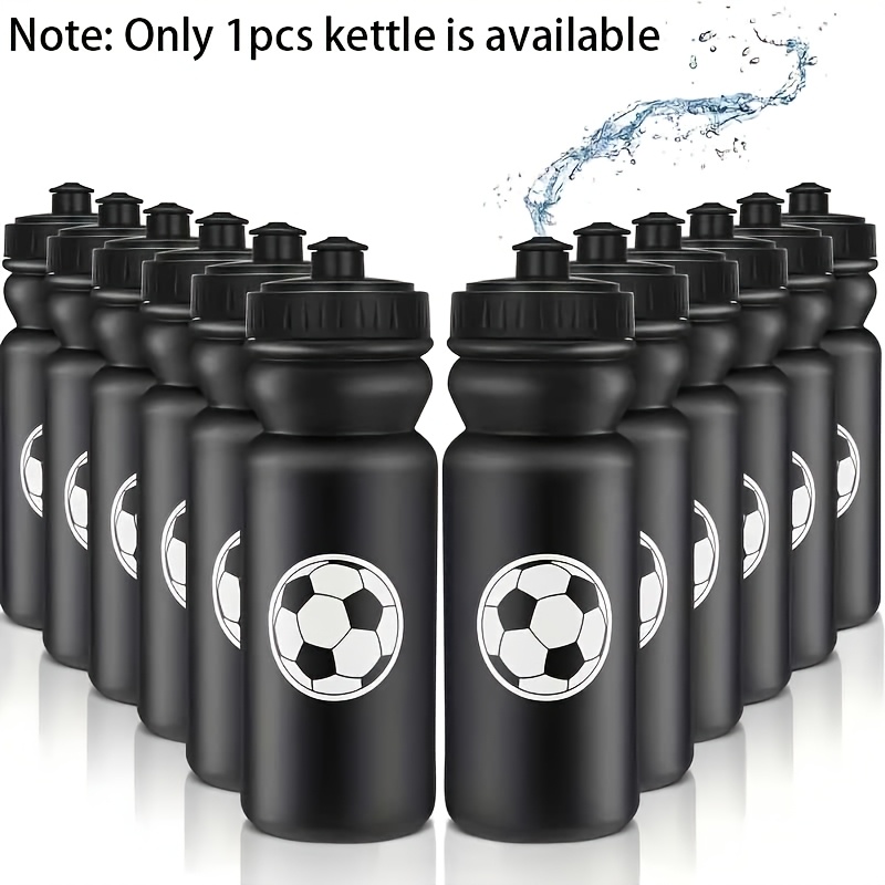 1pc Lightweight Hexagonal Pattern Sports Water Bottle - Durable Plastic with Easy-Pull Lid, Ideal for Students, Perfect for School Sports & Outdoor Activities - Image 1