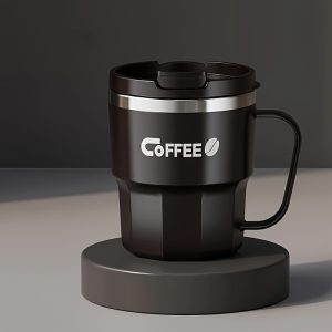 Double Insulated Stainless Coffee Mug with Lid - Reusable Cup, & Color Options, Dishwasher Travel-Friendly for Coffee & Tea - Perfect Gift for Holidays, Office, Camping (Ideal for hot - Image 4