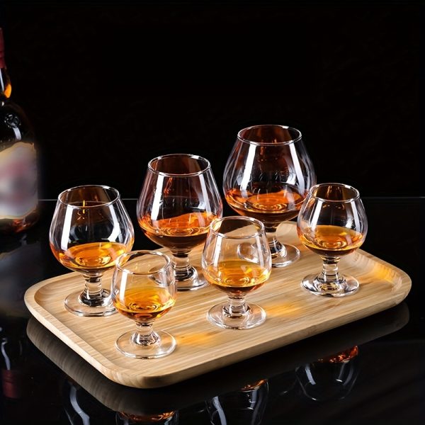 1pc, European Style Wine Glass Glass Liquor Cup Large Belly Whiskey Cup Stemmed Red Wine Glass Brandy Cup Glass