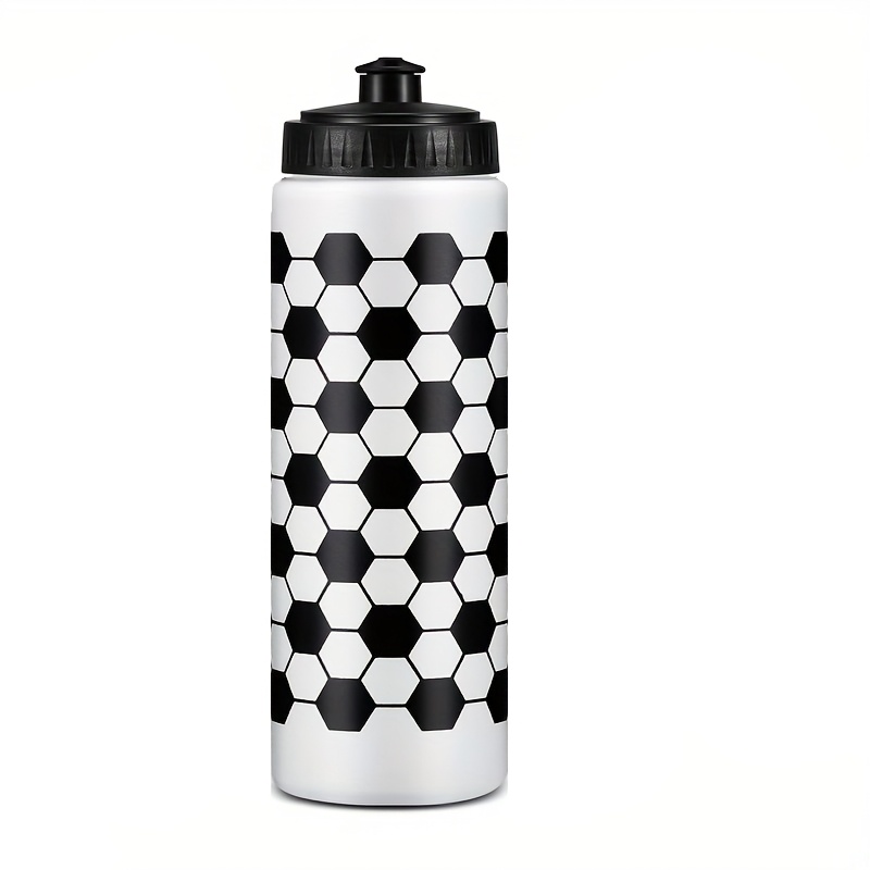 1pc Lightweight Hexagonal Pattern Sports Water Bottle - Durable Plastic with Easy-Pull Lid, Ideal for Students, Perfect for School Sports & Outdoor Activities - Image 5