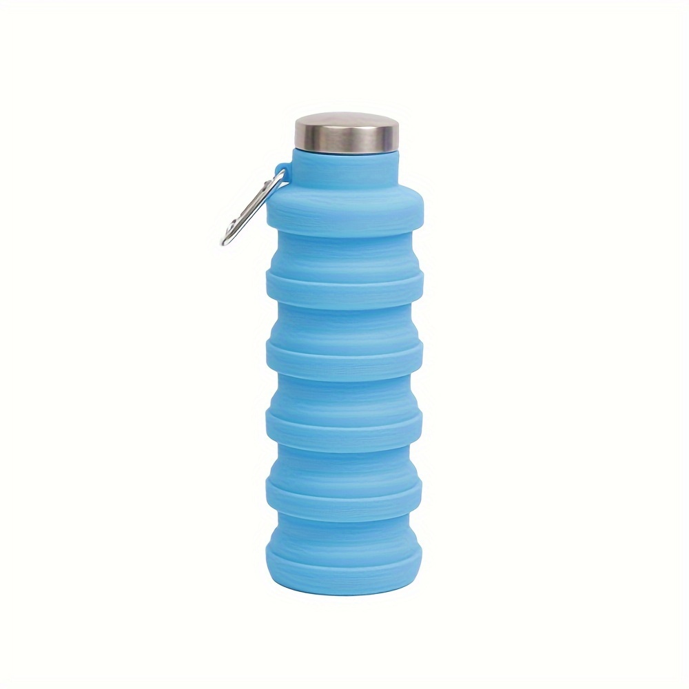 1pc Portable Folding Cup, Collapsible Silicone Water Cup, Reuseable 16oz, Lightweight Leakproof Portable Travel Water Bottles for Traveling Camping Hiking Sports Outdoors - Image 11