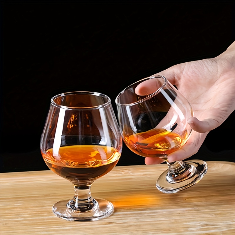 1pc, European Style Wine Glass Glass Liquor Cup Large Belly Whiskey Cup Stemmed Red Wine Glass Brandy Cup Glass - Image 2