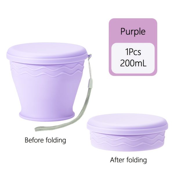 1pc Portable Foldable Water Bridge Outdoor Camping Travel Mug, 6.76oz Compression Cup for Tea and Coffee
