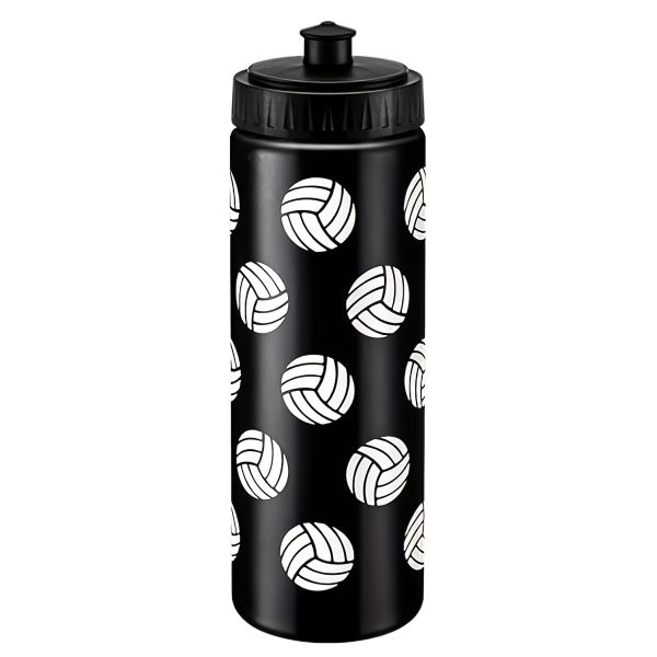 1pc Lightweight Hexagonal Pattern Sports Water Bottle - Durable Plastic with Easy-Pull Lid, Ideal for Students, Perfect for School Sports & Outdoor Activities