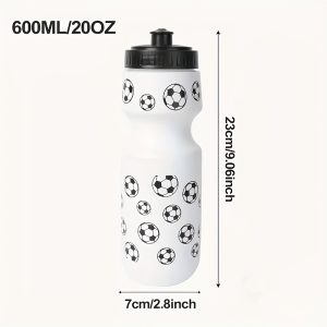 1pc Lightweight Hexagonal Pattern Sports Water Bottle - Durable Plastic with Easy-Pull Lid, Ideal for Students, Perfect for School Sports & Outdoor Activities - Image 17